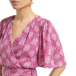 Brand new with tags $400 Vanessa Bruno Tasmina printed wrap dress. Never worn.